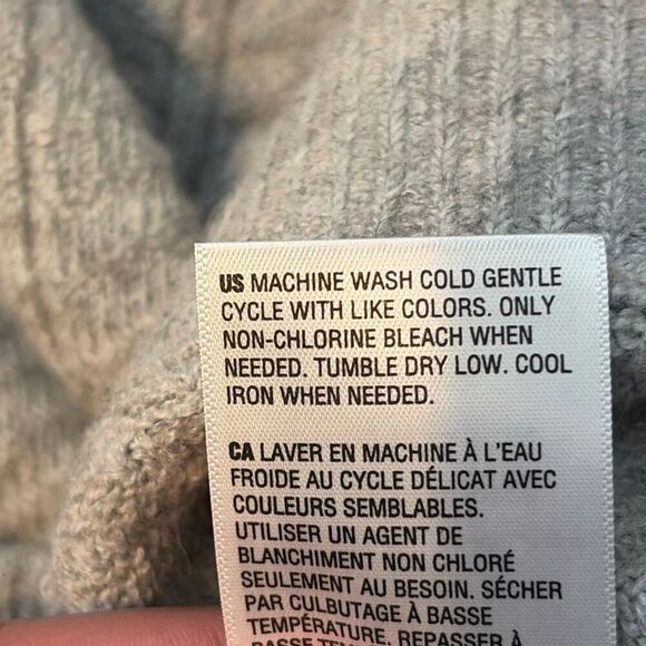 And Now This Gray Soft Stretchy Sweater Skirt Small - Picture 6 of 6